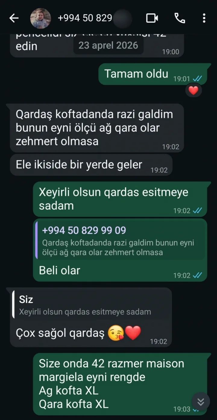 WhatsApp rəy 5