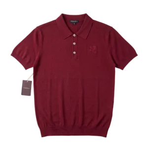 Stefano Ricci Cotton Knitwear Polo — Qırmızı
