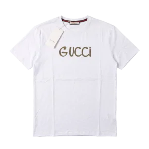 Gucci Cotton T-Shirt — Ağ