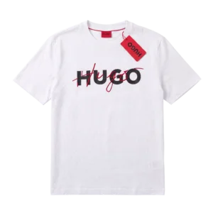 Hugo Boss Cotton T-Shirt — Ağ