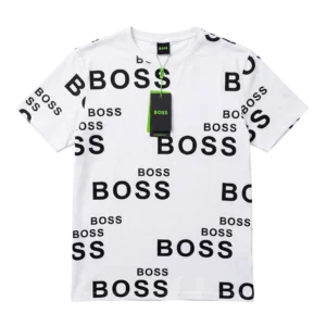Hugo Boss Cotton T-Shirt — Ağ