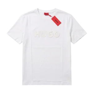 Hugo Boss Cotton T-Shirt — Ağ