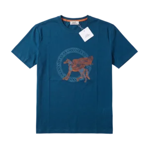 Hermès Cotton T-Shirt — Firuzəyi
