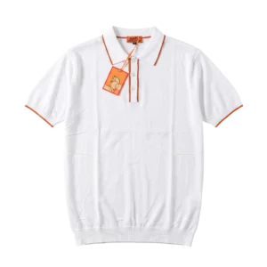 Hermès Cotton Knitwear Polo — Ağ