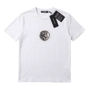 Dolce & Gabbana Cotton T-Shirt — Ağ