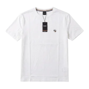Hugo Boss Cotton T-Shirt — Ağ