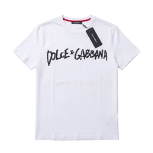 Dolce & Gabbana Cotton T-Shirt — Ağ
