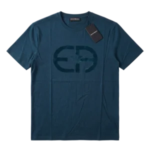 Emporio Armani Cotton T-Shirt — Firuzəyi