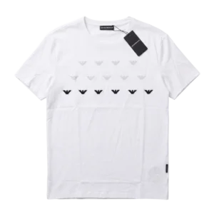 Emporio Armani Cotton T-Shirt — Ağ