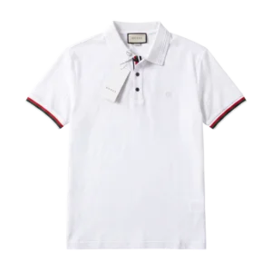 Gucci Cotton Polo — Ağ