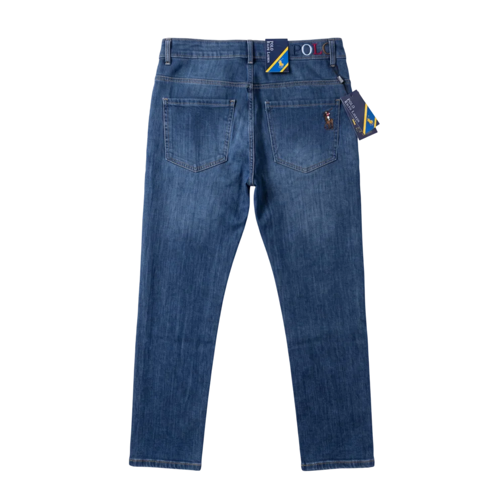 Ralph Lauren Cotton Jeans — Göy