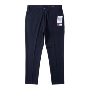 Tommy Hilfiger Cotton Pants — Tünd göy