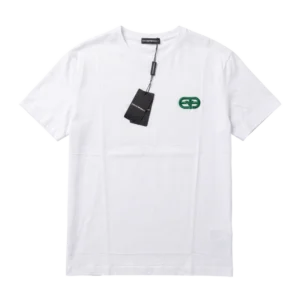 Emporio Armani Cotton T-Shirt — Ağ