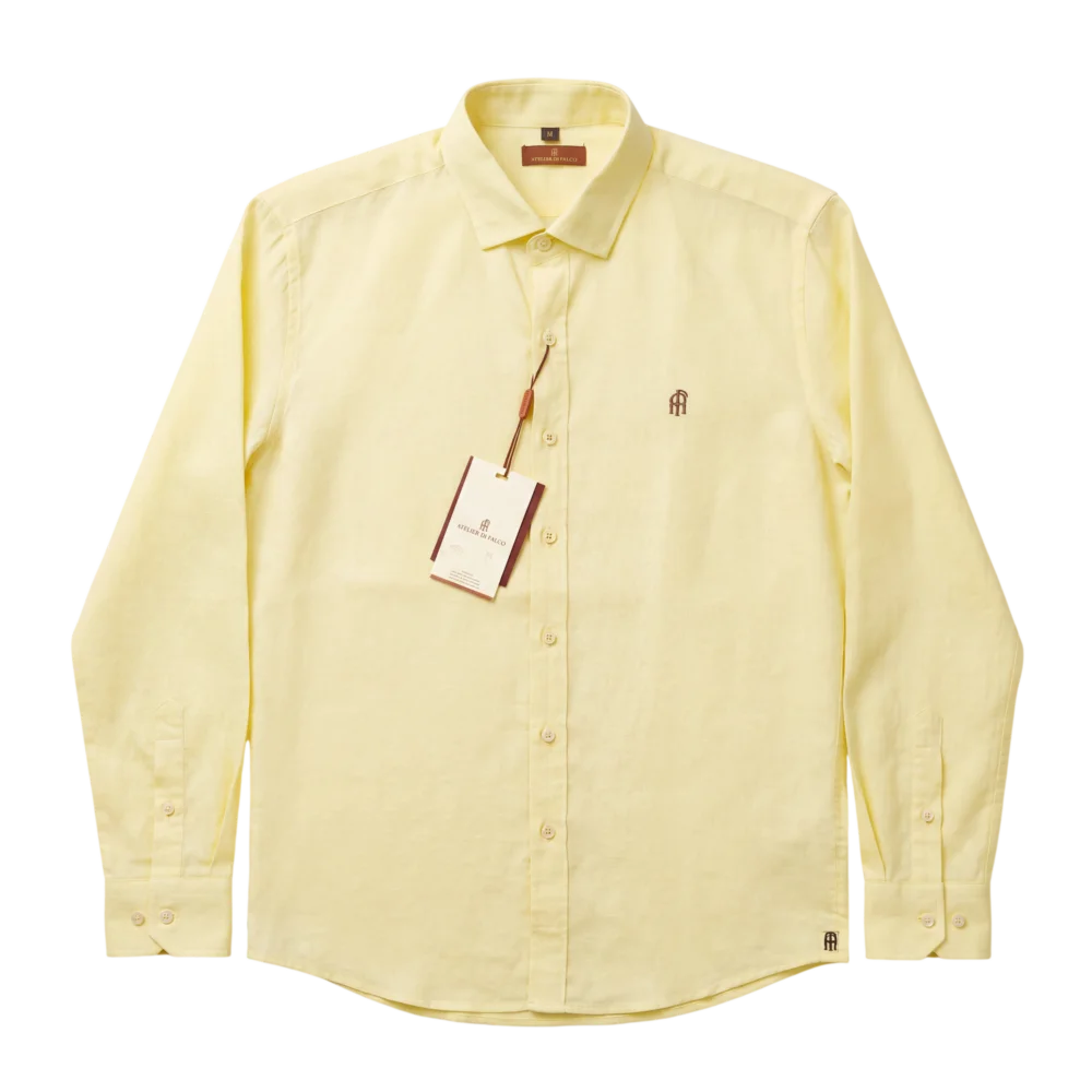 Atelier Di Falco Linen Shirt — Krem