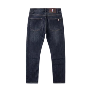 Moncler Cotton Jeans — Tünd göy