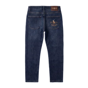 Ralph Lauren Cotton Jeans — Tünd göy