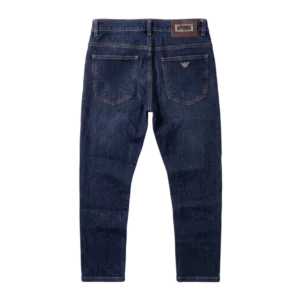 Emporio Armani Cotton Jeans — Tünd göy