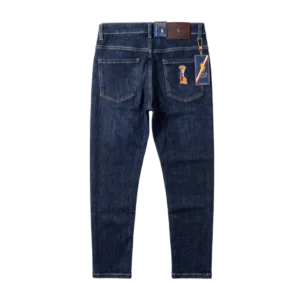 Ralph Lauren Cotton Jeans — Tünd göy