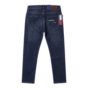 Tommy Hilfiger Cotton Jeans — Tünd göy