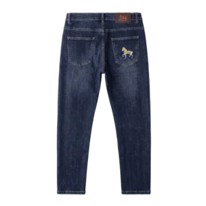 Hermès Cotton Jeans — Tünd göy