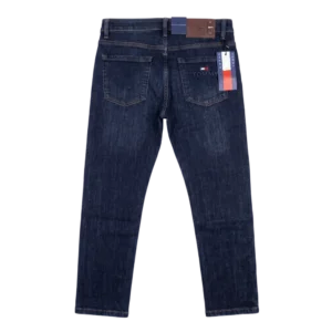 Tommy Hilfiger Cotton Pants — Tünd göy
