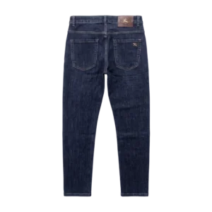 Burberry Cotton Jeans — Tünd göy