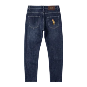 Ralph Lauren Cotton Jeans — Tünd göy