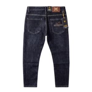 Hermès Cotton Jeans — Tünd göy