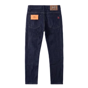 Hermès Cotton Jeans — Tünd göy