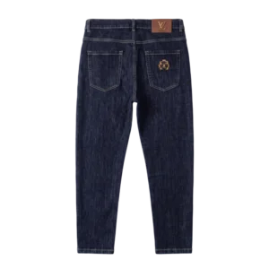 Louis Vuitton Cotton Jeans — Tünd göy