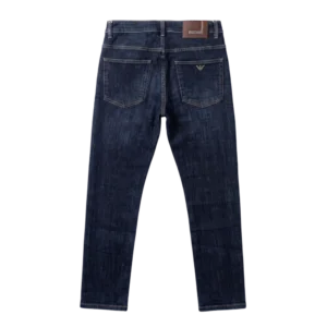 Emporio Armani Cotton Jeans — Tünd göy