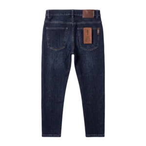 Hugo Boss Cotton Jeans — Tünd göy