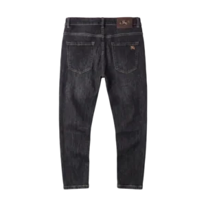 Burberry Cotton Jeans — Tünd boz