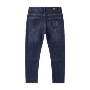 Hermès Cotton Jeans — Tünd göy