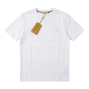 Burberry Cotton T-Shirt — Ağ