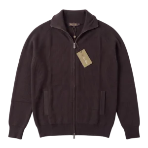 Loro Piana Cashmere Cardigan — Qəhvəyi