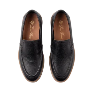 Loro Piana Leather Loafers — Qara (qəhvəyi)