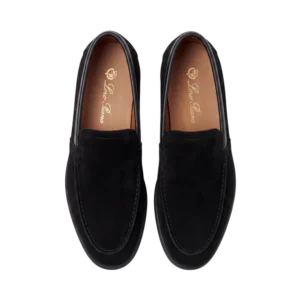 Loro Piana Suede/Leather Loafers — Qara