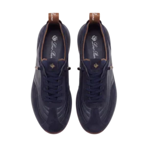 Loro Piana Leather/Suede Shoes — Tünd göy