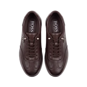 Hugo Boss Leather Shoes — Qəhvəyi