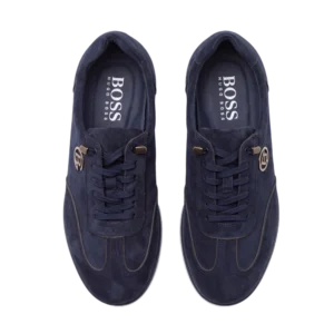 Hugo Boss Suede Shoes — Tünd göy
