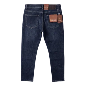 Loro Piana Cotton Jeans — Tünd göy