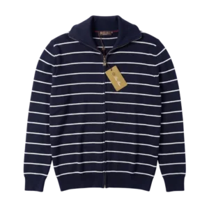 Loro Piana Cashmere Cardigan — Tünd göy