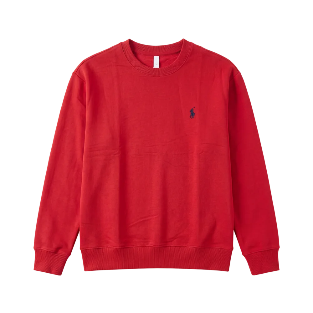 Ralph Lauren Cotton Sweater — Qırmızı