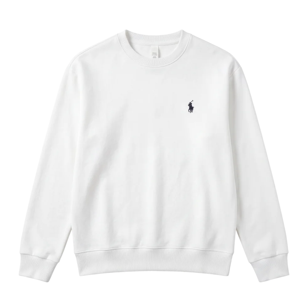Ralph Lauren Cotton Sweater — Ağ
