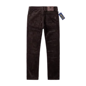 Ralph Lauren Velvet Jeans — Tünd qəhvəyi