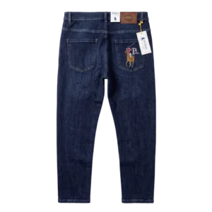 Ralph Lauren Cotton Jeans — Tünd göy