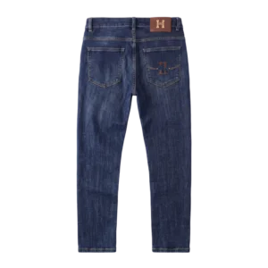 Hermès Cotton Jeans — Tünd göy