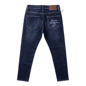 Tommy Hilfiger Cotton Jeans — Tünd göy