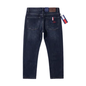 Tommy Hilfiger Cotton Jeans — Tünd göy